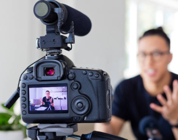 Recording a marketing video