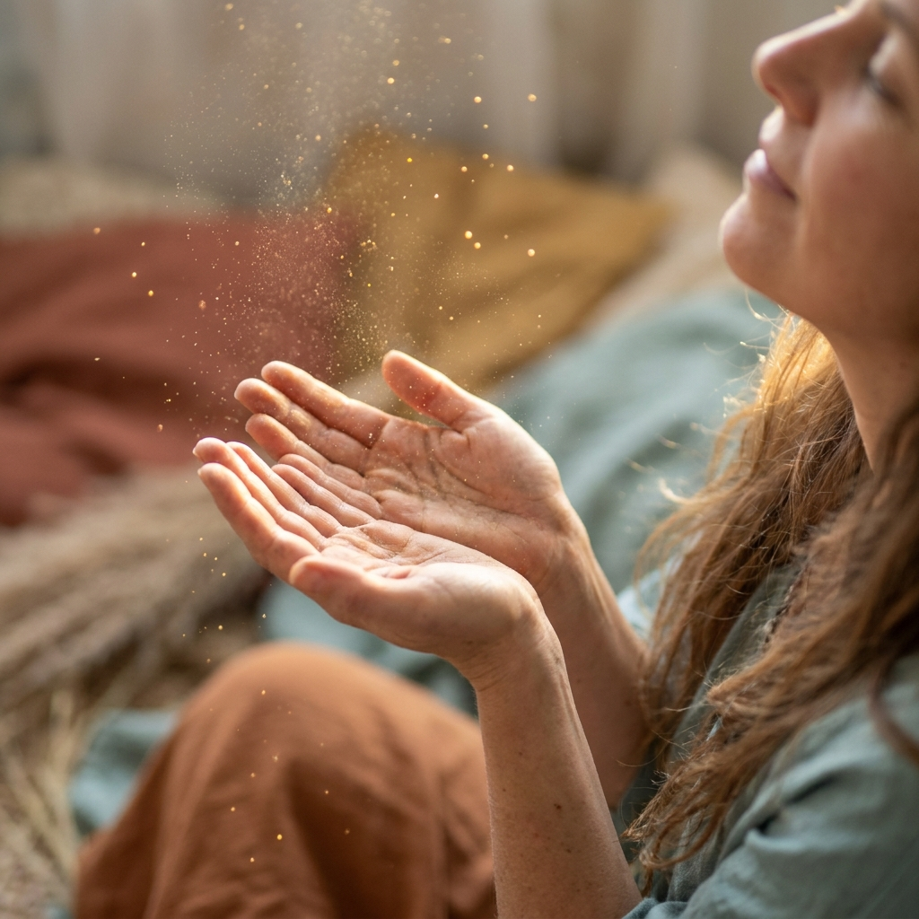 Reclaim Your Worth, hands open to receive
